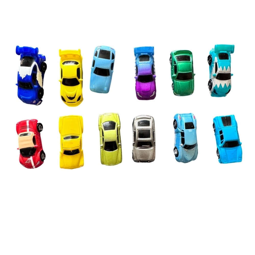 Vintage 2002 Playmates Speedeez Mini Toy Car 12 Piece‎ Lot
